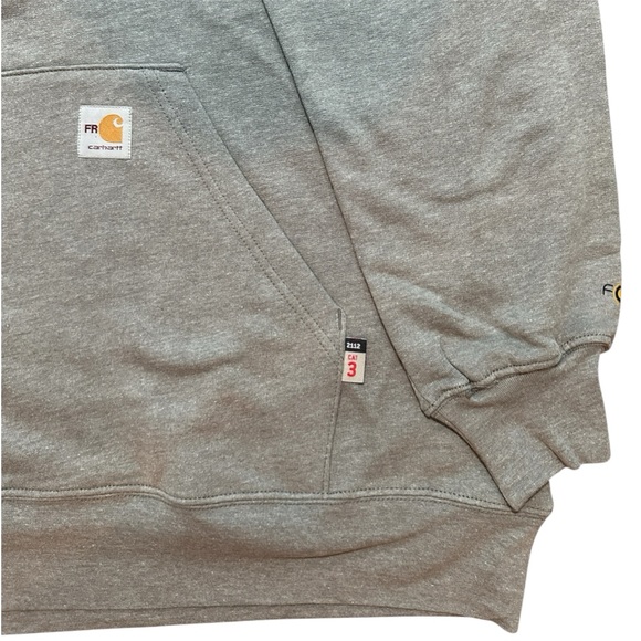 New Carhartt FR Flame Resistant Force Midweight Hoodie Sweatshirt for Men - Picture 4 of 6